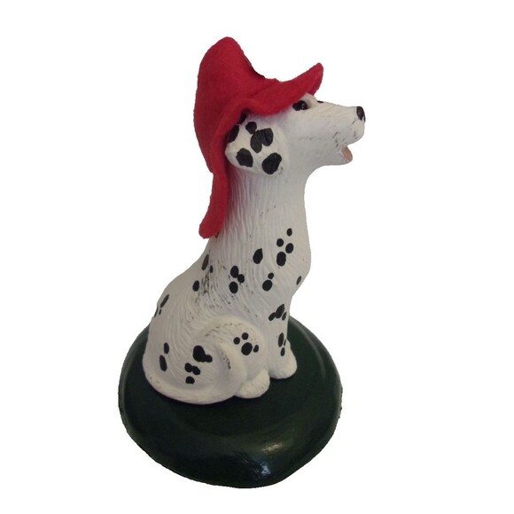 Dalmatian Byers Choice Carolers 2001  Fireman Puppy Dog Christmas Vintage - Picture 4 of 6